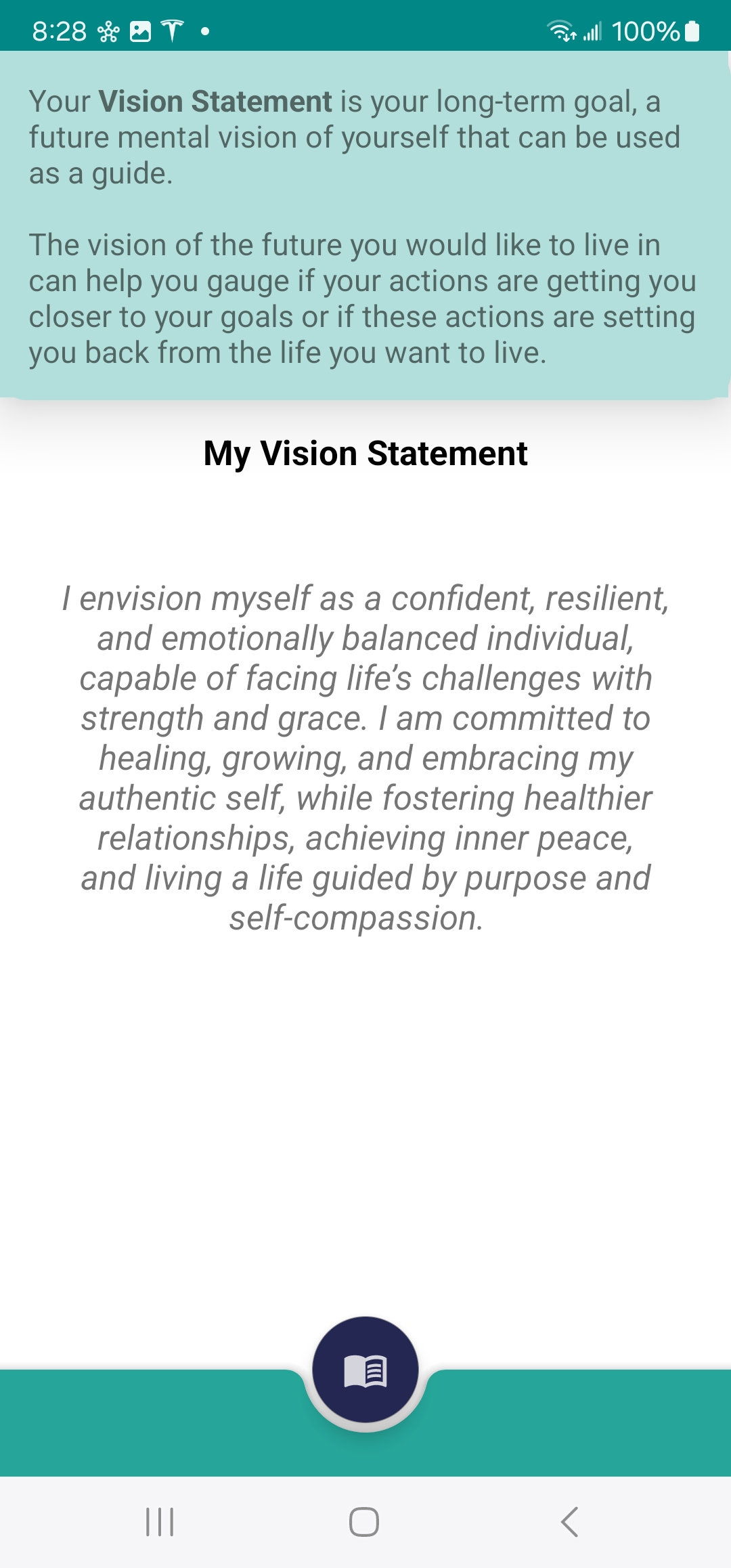 Screenshot of reframing feature